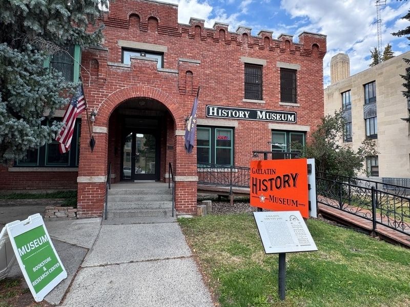 Marker in front of jail and museum. Click for full size. Marker in front of jail and museum image. Click for full size.