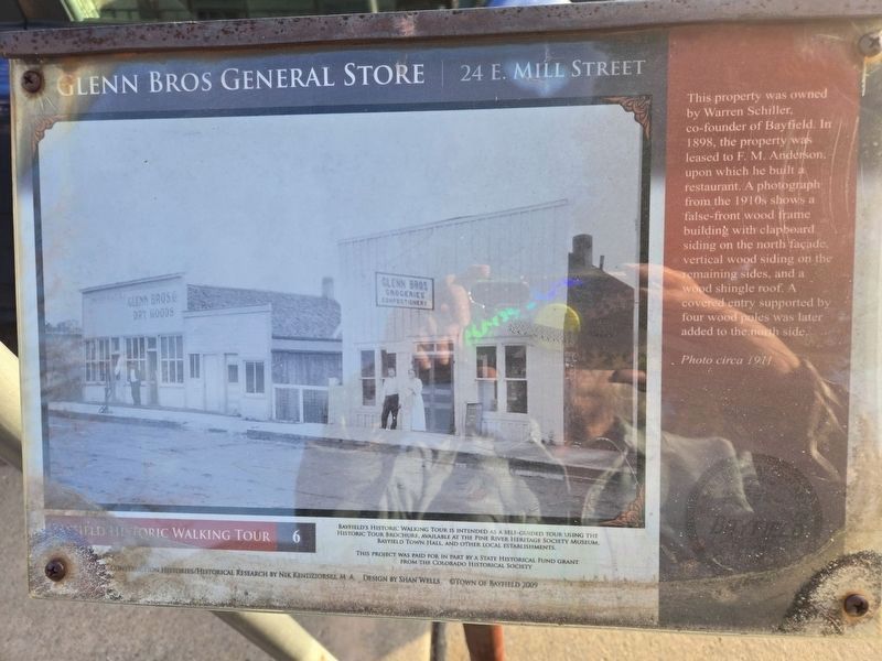 Glenn Bros General Store Marker. Click for full size. Glenn Bros General Store Marker image. Click for full size.
