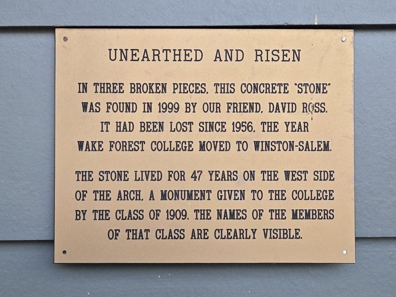 Unearthed and Risen Marker image. Click for full size.