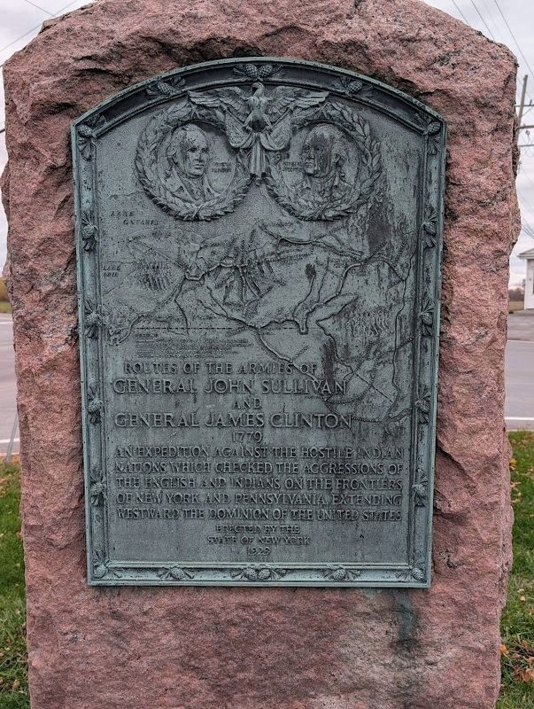 Kanadesaga Marker. Click for full size. Kanadesaga Marker image. Click for full size.