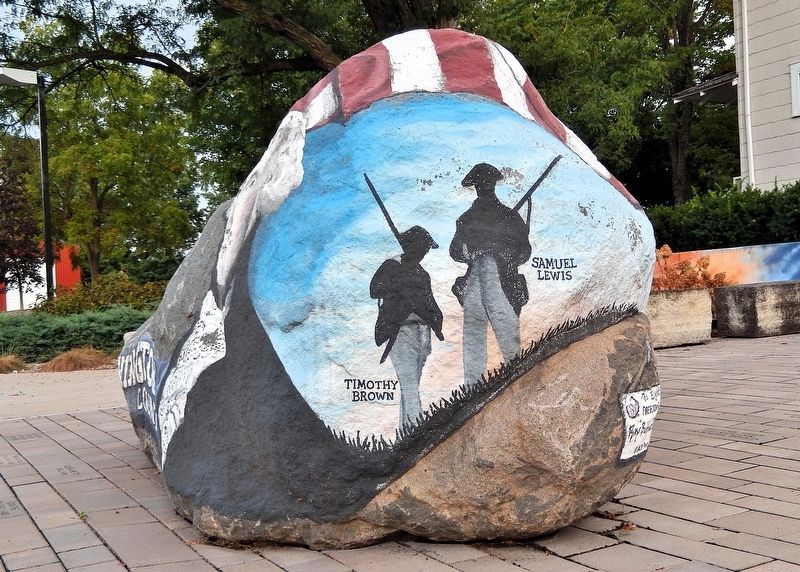 Brighton Freedom Rock Veterans Memorial (<i>west side</i>). Click for full size. Brighton Freedom Rock Veterans Memorial (<i>west side</i>) image. Click for full size.