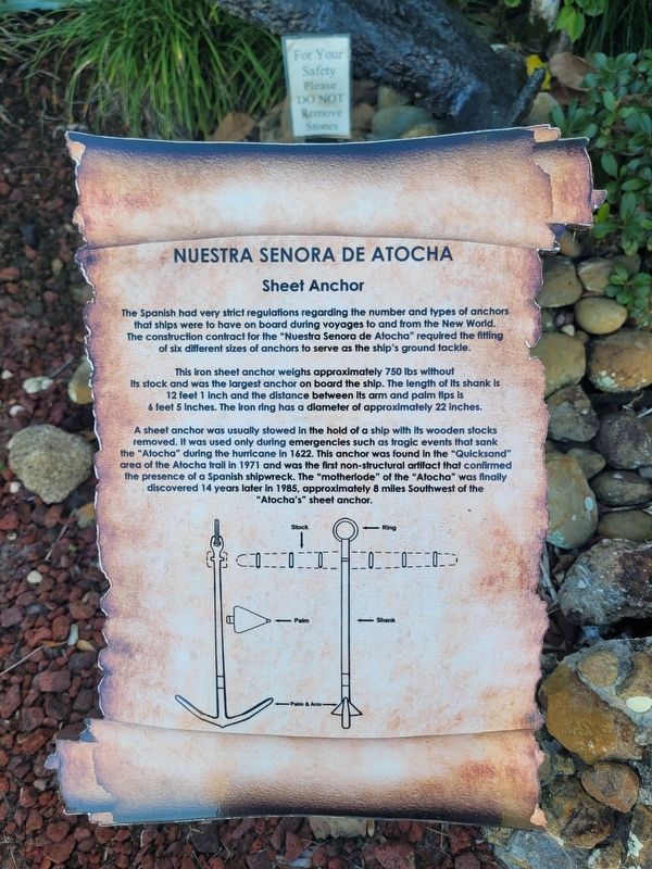 Nuestra Senora de Atocha Marker image. Click for full size.