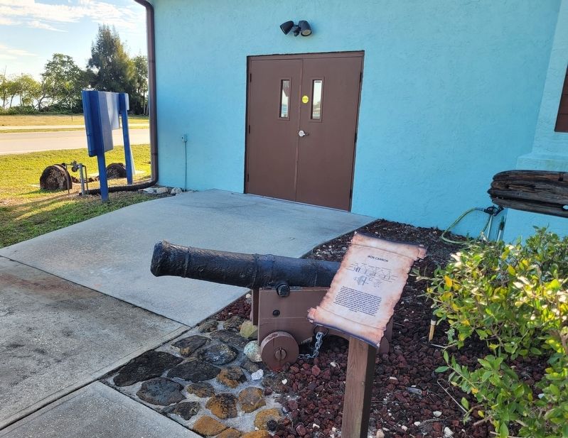 Iron Cannon and Marker. Click for full size. Iron Cannon and Marker image. Click for full size.