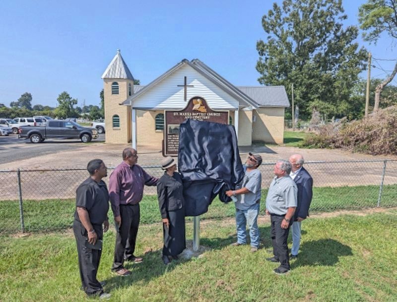 At the Historical Marker Unveiling Ceremony image. Click for full size.