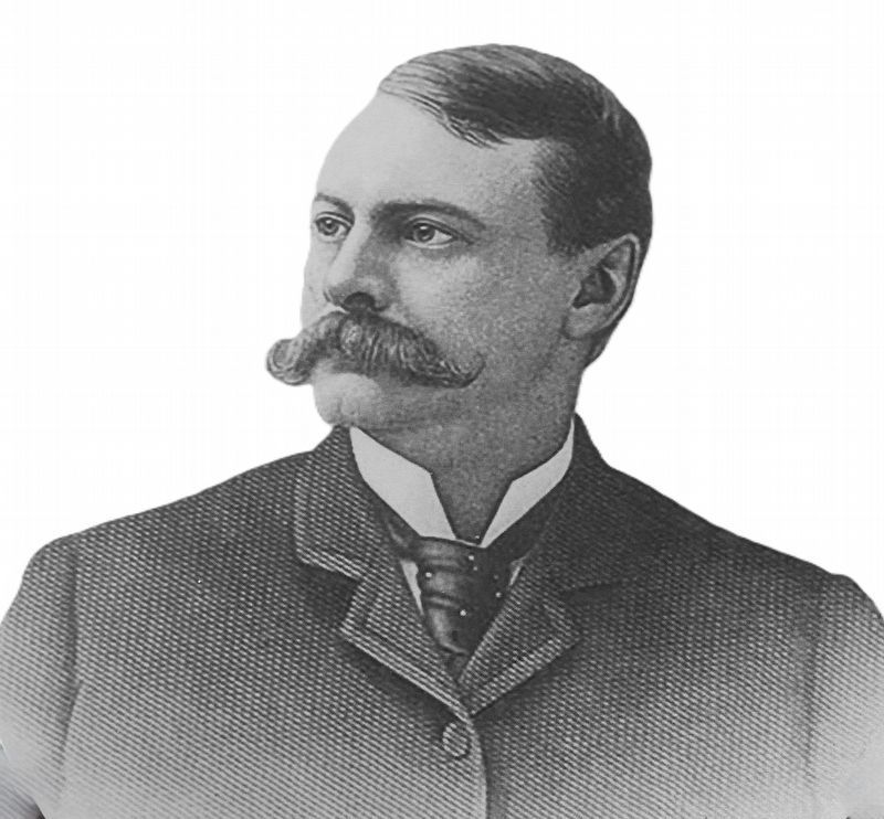 Marker detail: Colonel Channing Franklin Meek image. Click for full size.