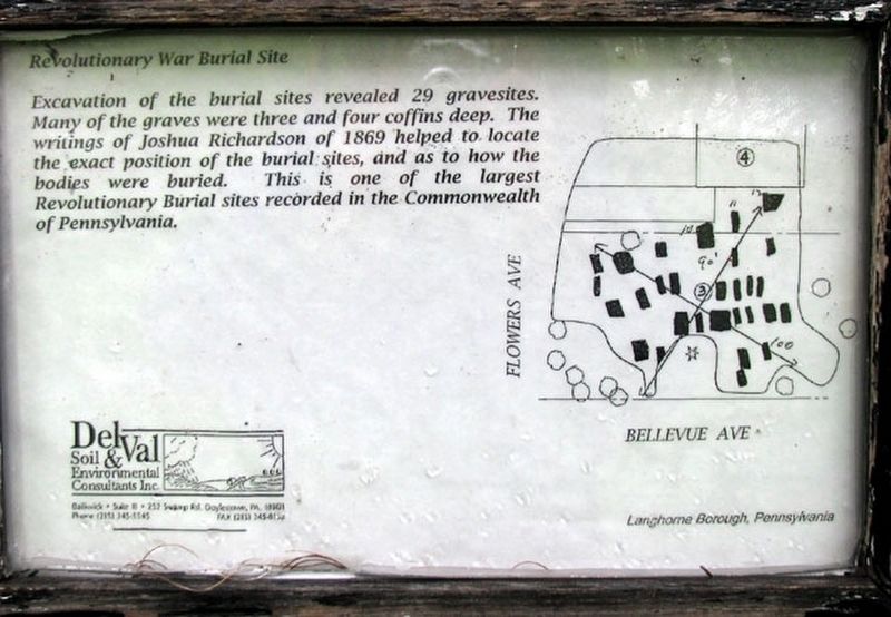Revolutionary War Burial Site Marker. Click for full size. Revolutionary War Burial Site Marker image. Click for full size.
