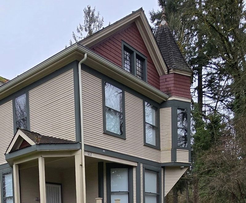 Upper exterior of house.. Click for full size. Upper exterior of house. image. Click for full size.