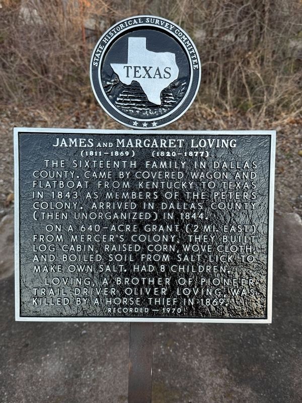 James and Margaret Loving Marker image. Click for full size.