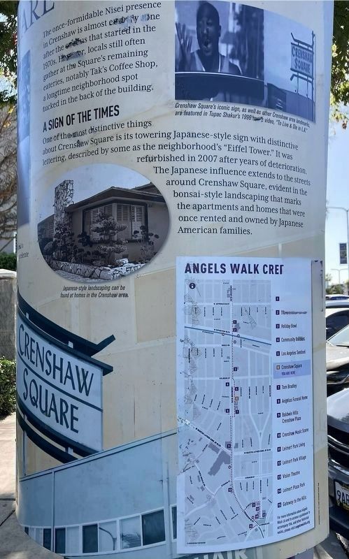 Crenshaw Square Marker. Click for full size. Crenshaw Square Marker image. Click for full size.