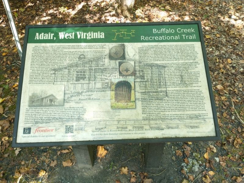 Adair, West Virginia Marker image. Click for full size.