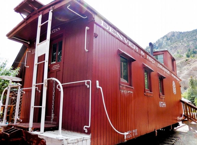Denver & Rio Grande Western Caboose 588 image. Click for full size.