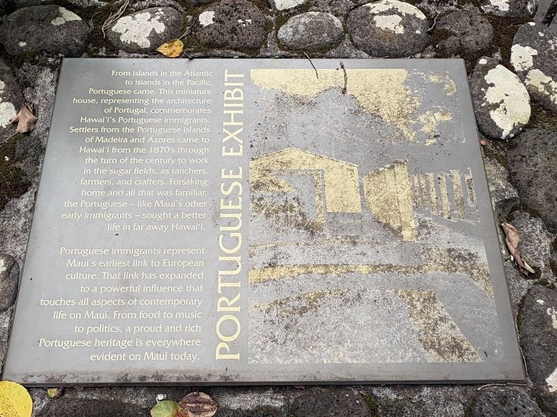 Portuguese Exhibit Marker image. Click for full size.