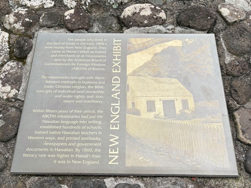 New England Exhibit Marker. Click for full size. New England Exhibit Marker image. Click for full size.