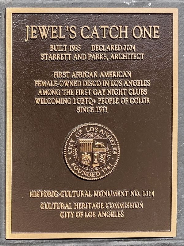Jewel�s Catch One Marker image. Click for full size.