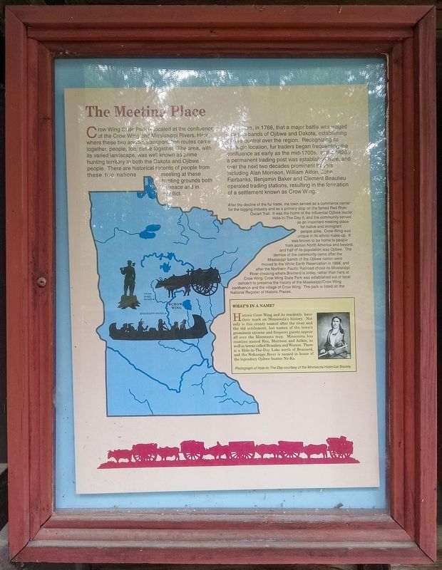 The Meeting Place Marker. Click for full size. The Meeting Place Marker image. Click for full size.