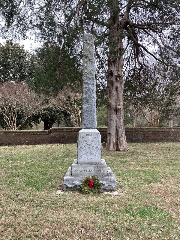 Our Confederate Dead Marker image. Click for full size.