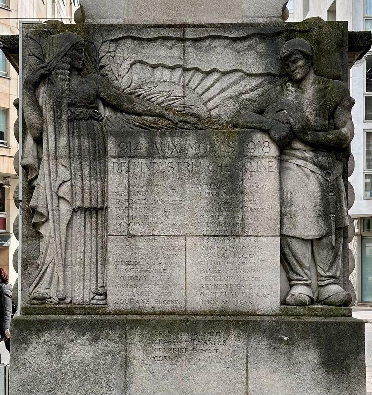 Equine Industry World War I Memorial - text. Click for full size. Equine Industry World War I Memorial - text image. Click for full size.