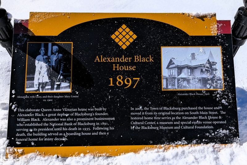 Alexander Black House Marker image. Click for full size.