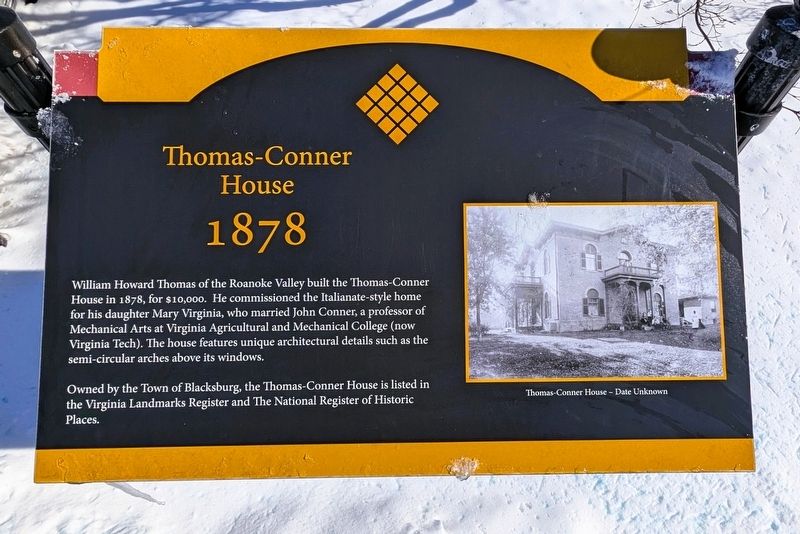 Thomas-Conner House Marker. Click for full size. Thomas-Conner House Marker image. Click for full size.