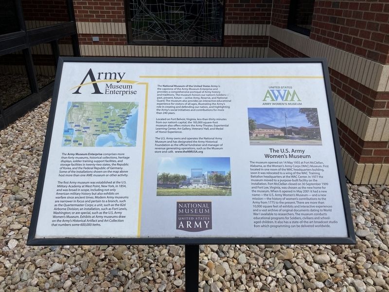 Army Museum Enterprise Marker. Click for full size. Army Museum Enterprise Marker image. Click for full size.