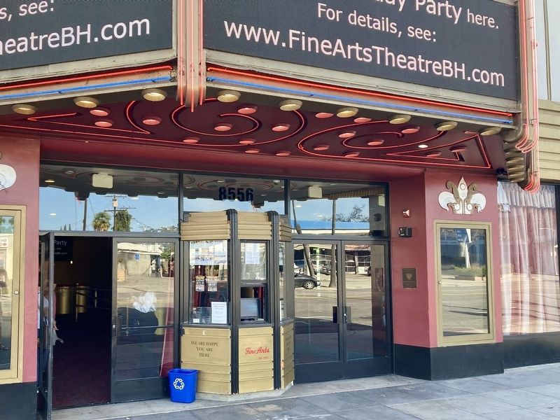 Fine Arts - Ahrya Theater Marker image. Click for full size.