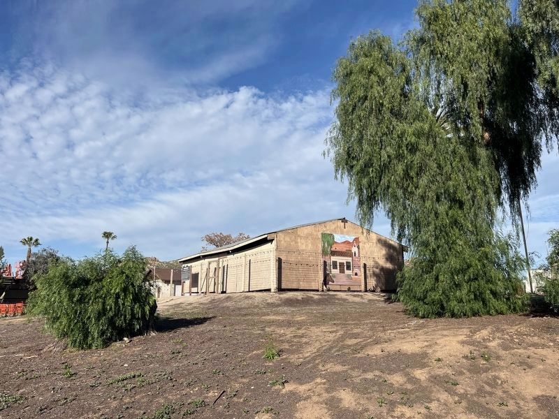 Trujillo Adobe Marker and Building image. Click for full size.