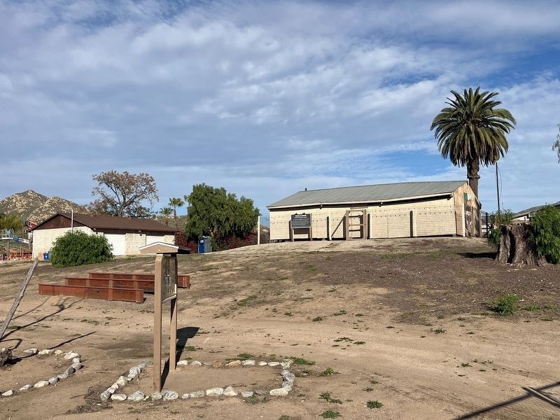 Trujillo Adobe Marker and Building image. Click for full size.
