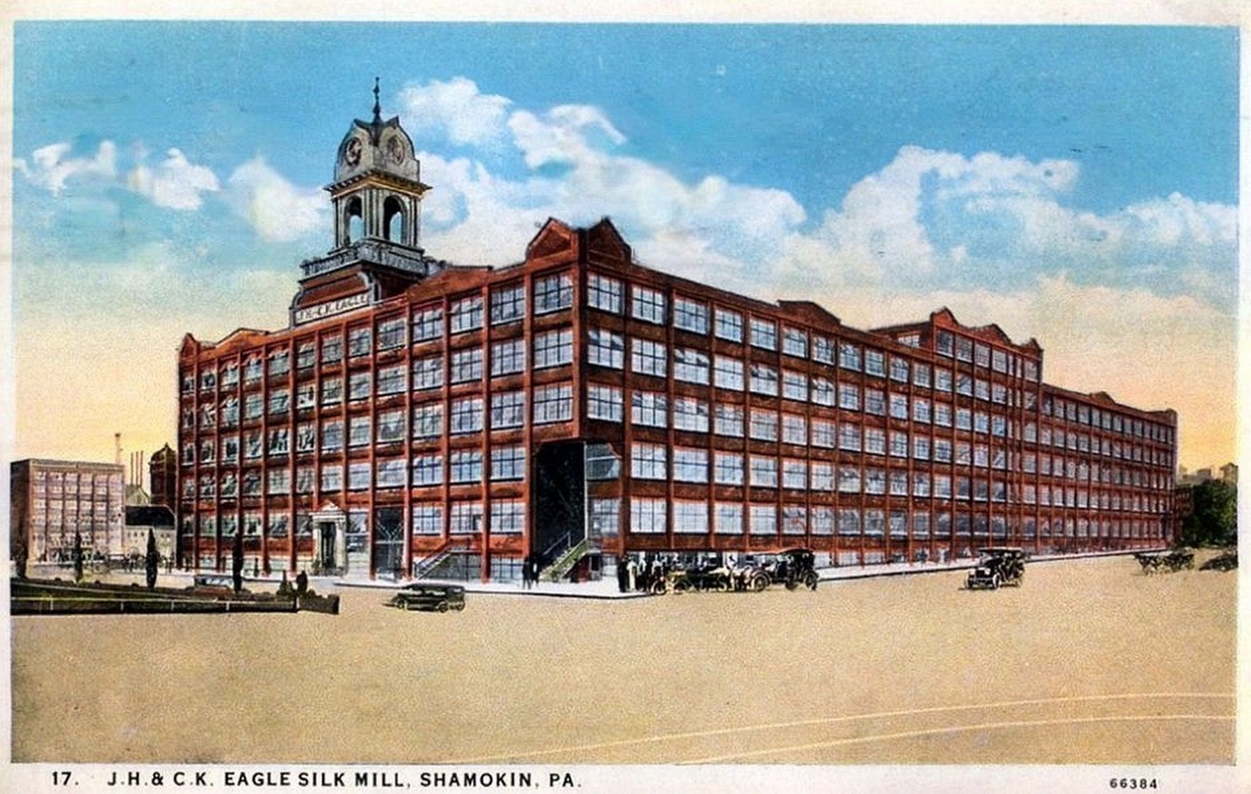 J.H And C.K. Eagle Silk Mill Marker. Click for full size. J.H And C.K. Eagle Silk Mill Marker image. Click for full size.