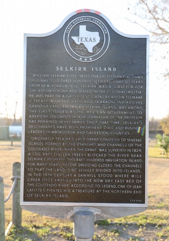 Selkirk Island Marker. Click for full size. Selkirk Island Marker image. Click for full size.