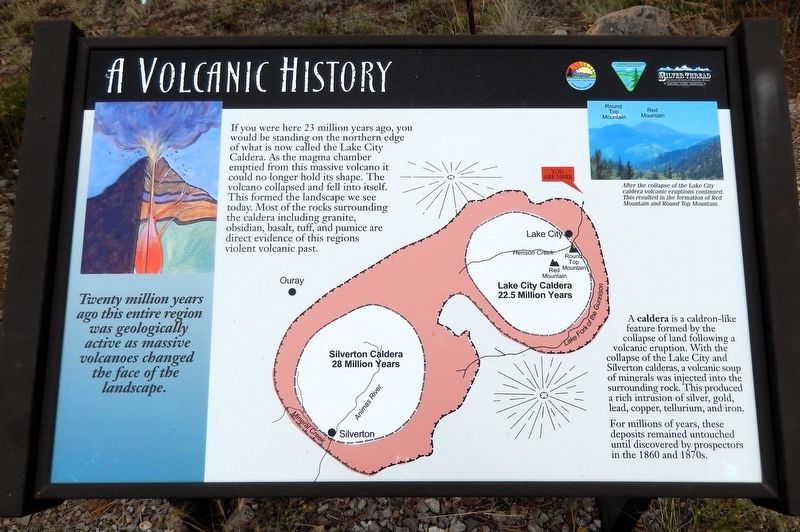 A Volcanic History Marker image. Click for full size.