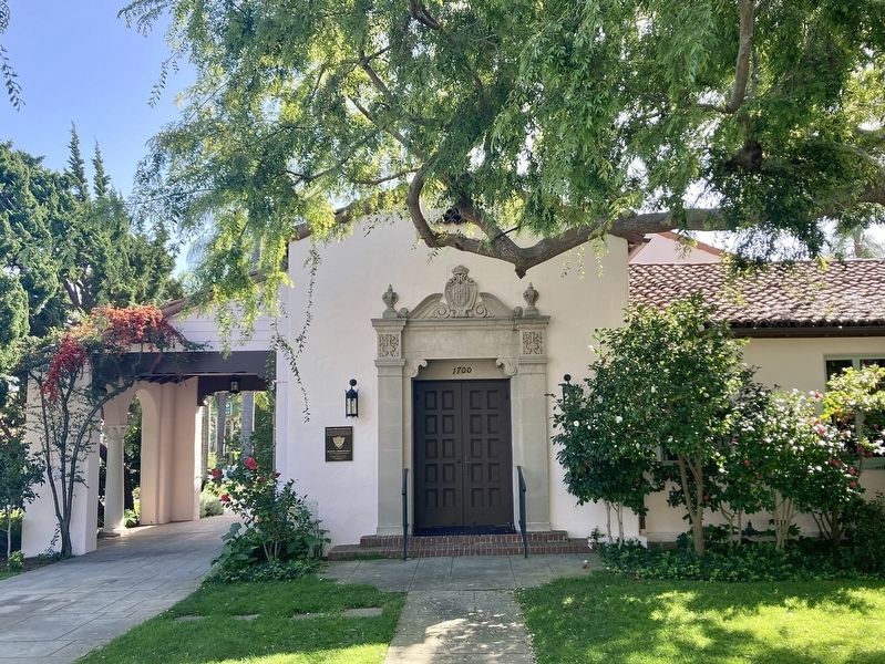Beverly Hills Women's Club and Marker. Click for full size. Beverly Hills Women's Club and Marker image. Click for full size.