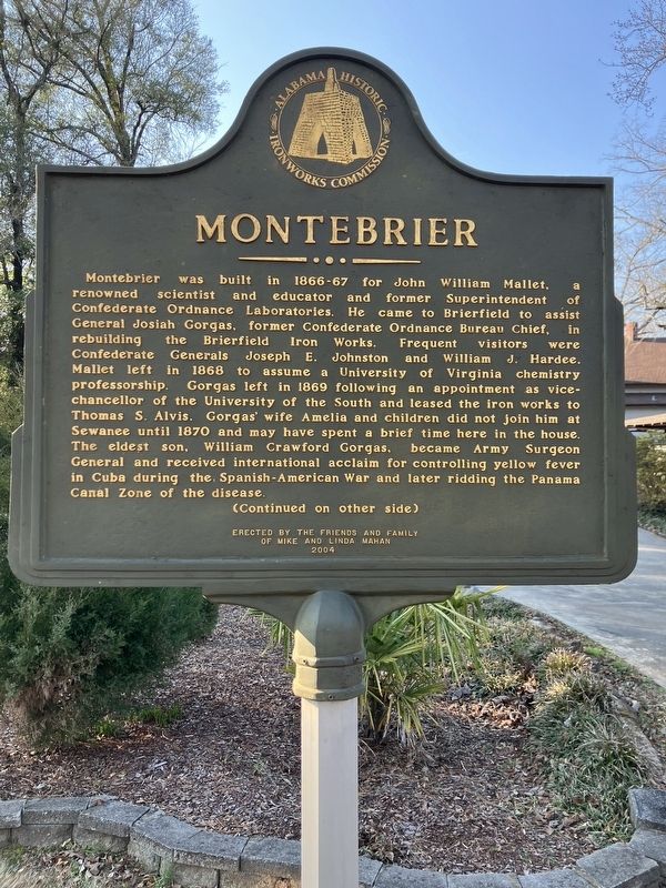 Montebrier Marker, Side One. Click for full size. Montebrier Marker, Side One image. Click for full size.