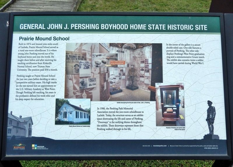 Prairie Mound School Marker. Click for full size. Prairie Mound School Marker image. Click for full size.