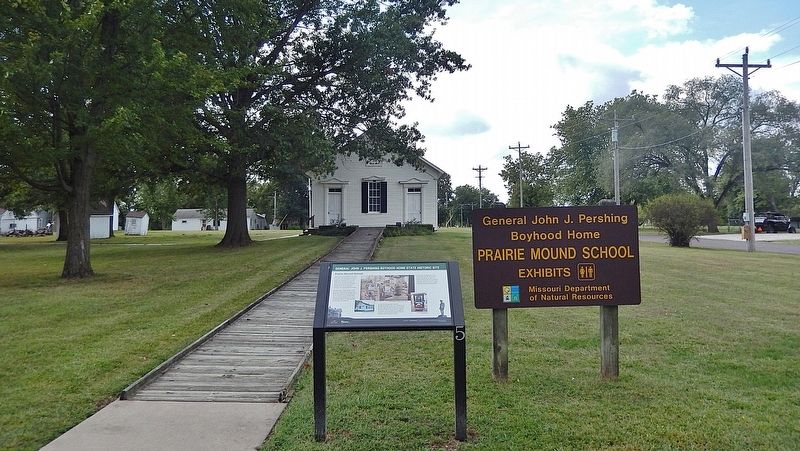 Prairie Mound School Marker. Click for full size. Prairie Mound School Marker image. Click for full size.