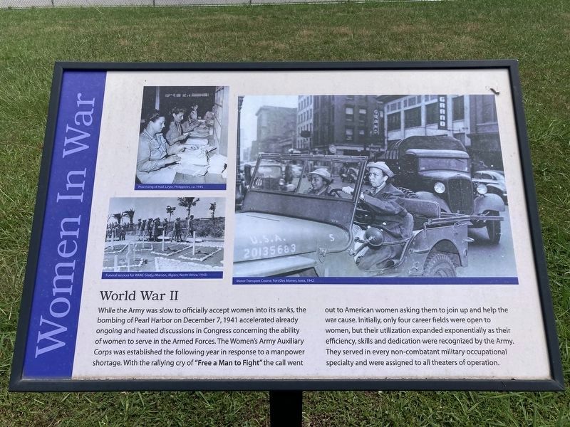 World War II Marker. Click for full size. World War II Marker image. Click for full size.