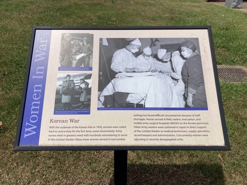 Korean War Marker. Click for full size. Korean War Marker image. Click for full size.