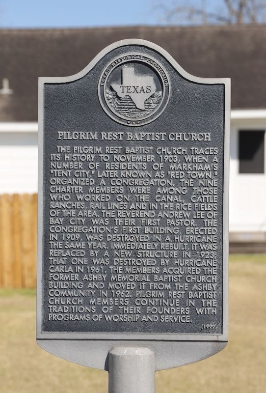 Pilgrim Rest Baptist Church Marker image. Click for full size.