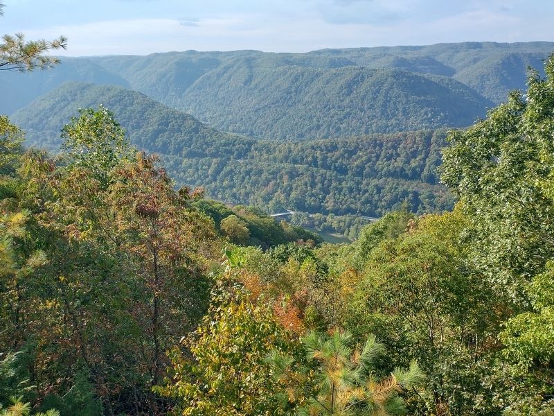 View from Turkey Spur Overlook. Click for full size. View from Turkey Spur Overlook image. Click for full size.