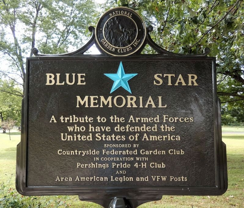 Blue Star Memorial. Click for full size. Blue Star Memorial image. Click for full size.
