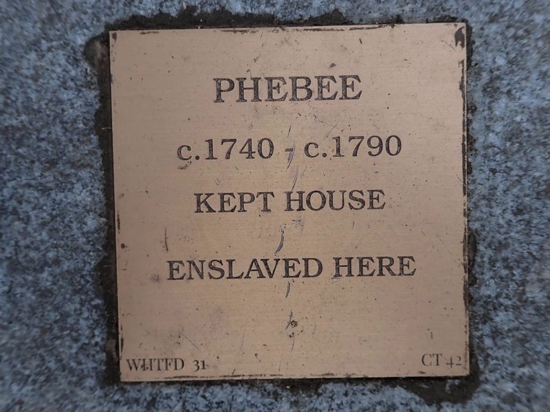 Phebee Witness Stone. Click for full size. Phebee Witness Stone image. Click for full size.