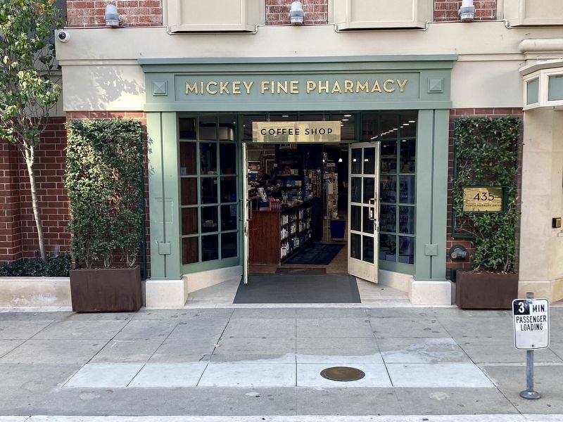 Mickey Fine Pharmacy and Marker. Click for full size. Mickey Fine Pharmacy and Marker image. Click for full size.