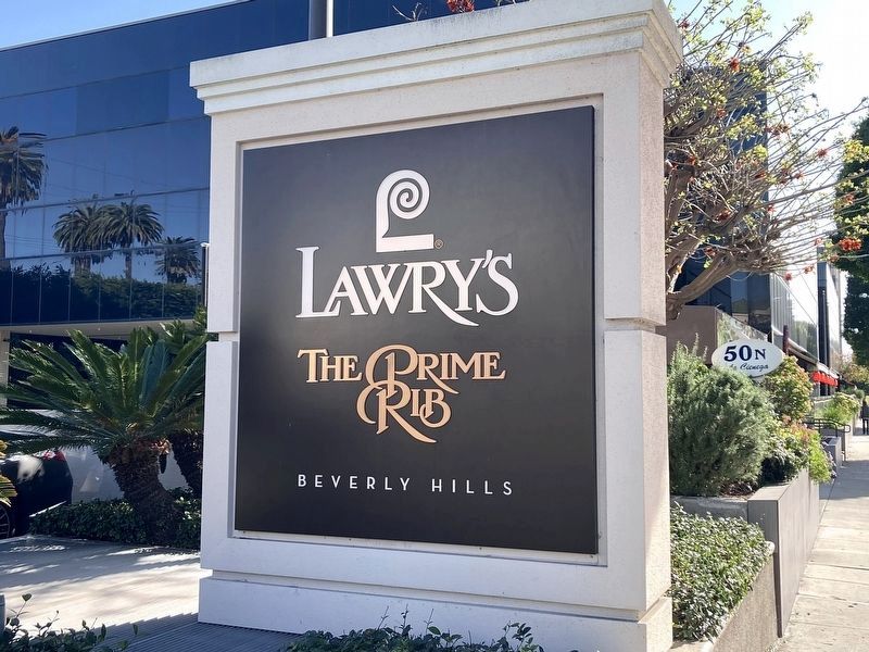 Lawry’s. Click for full size. Lawry’s image. Click for full size.