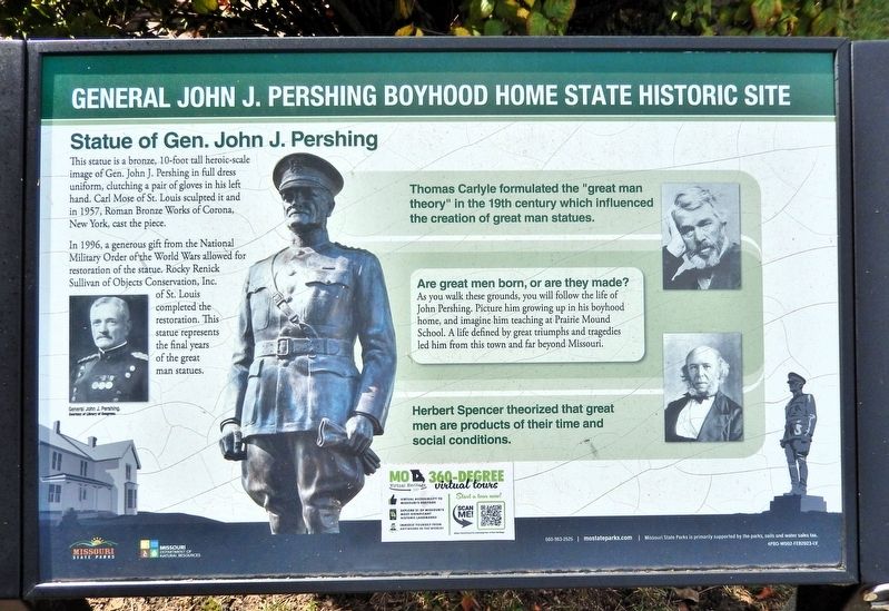 Statue of Gen. John J. Pershing Marker image. Click for full size.