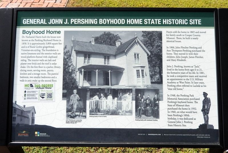 Boyhood Home Marker image. Click for full size.