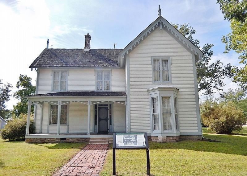 Boyhood Home Marker image. Click for full size.