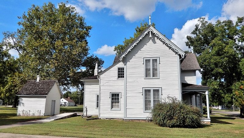 General John J. Pershing Boyhood Home<br>(<i>south elevation</i>) image. Click for full size.