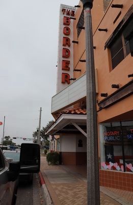 The Border Theater Marker image. Click for full size.