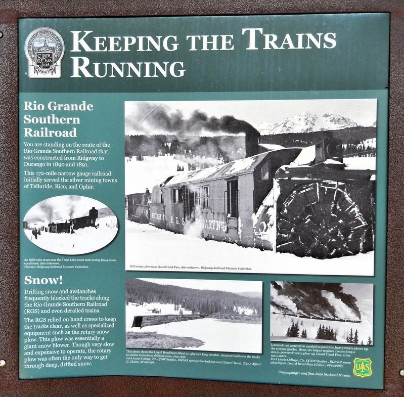 Keeping the Trains Running Marker. Click for full size. Keeping the Trains Running Marker image. Click for full size.