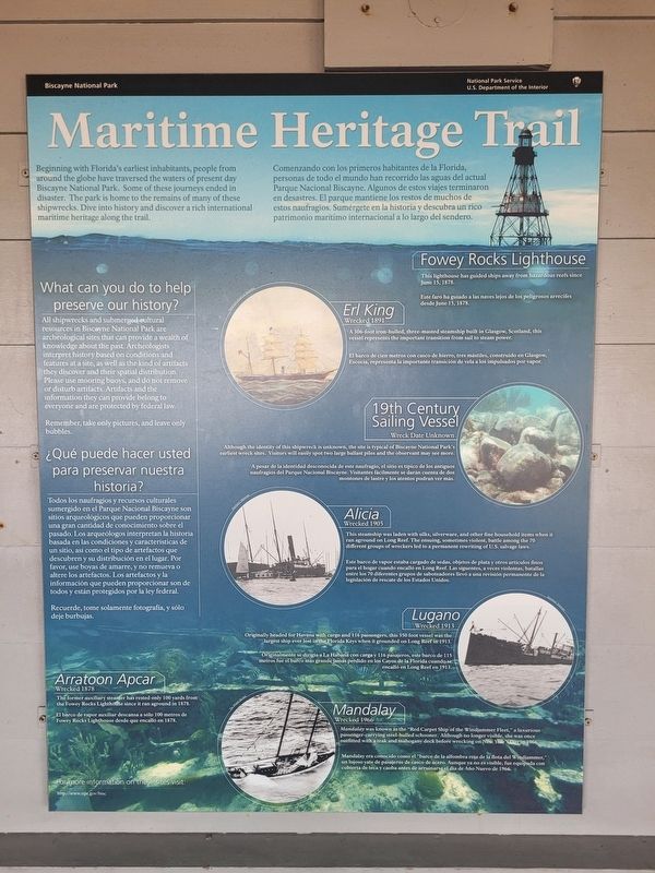 Maritime Heritage Trail Marker. Click for full size. Maritime Heritage Trail Marker image. Click for full size.