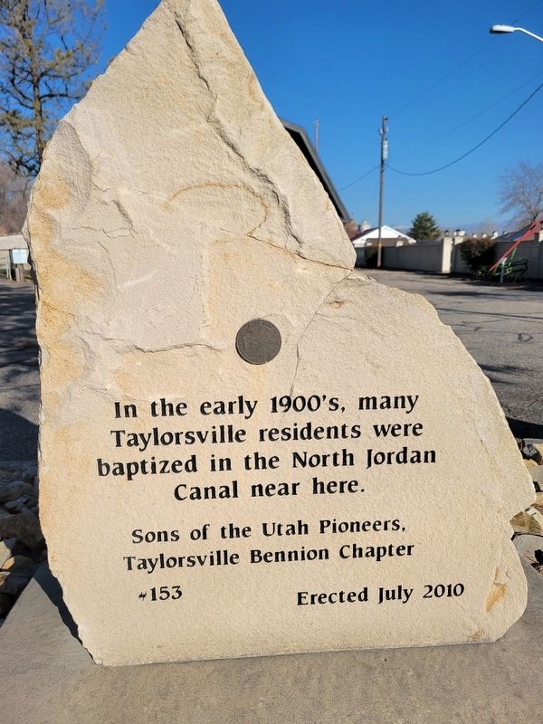 Taylorsville Baptisms Marker image. Click for full size.